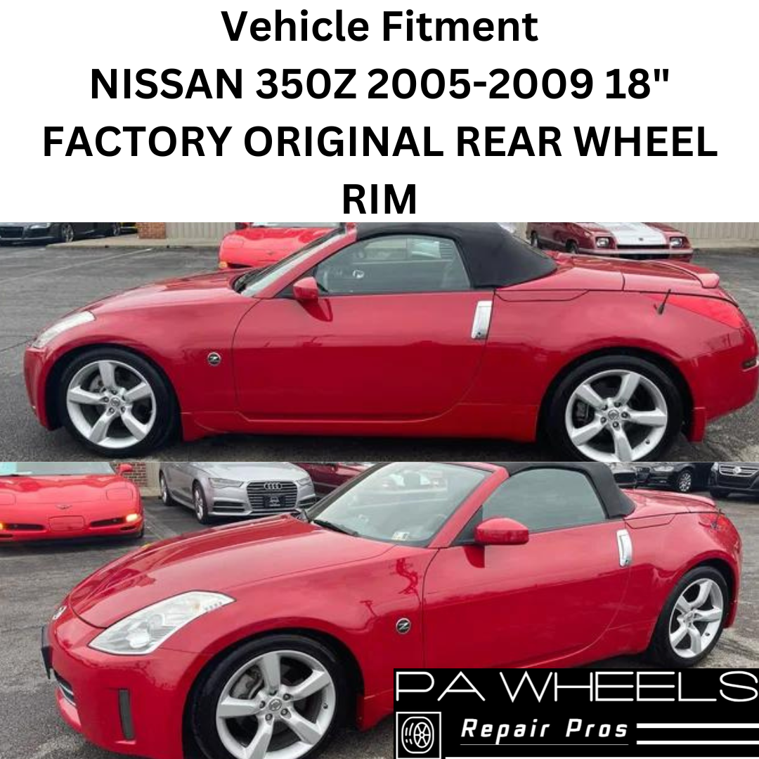 NISSAN 350Z 2005-2009 18" FACTORY ORIGINAL REAR WHEEL RIM 62456 CF010