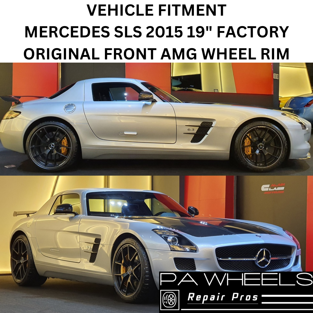 MERCEDES SLS 2015 19" FACTORY ORIGINAL FRONT AMG WHEEL RIM 85401 A1974011300