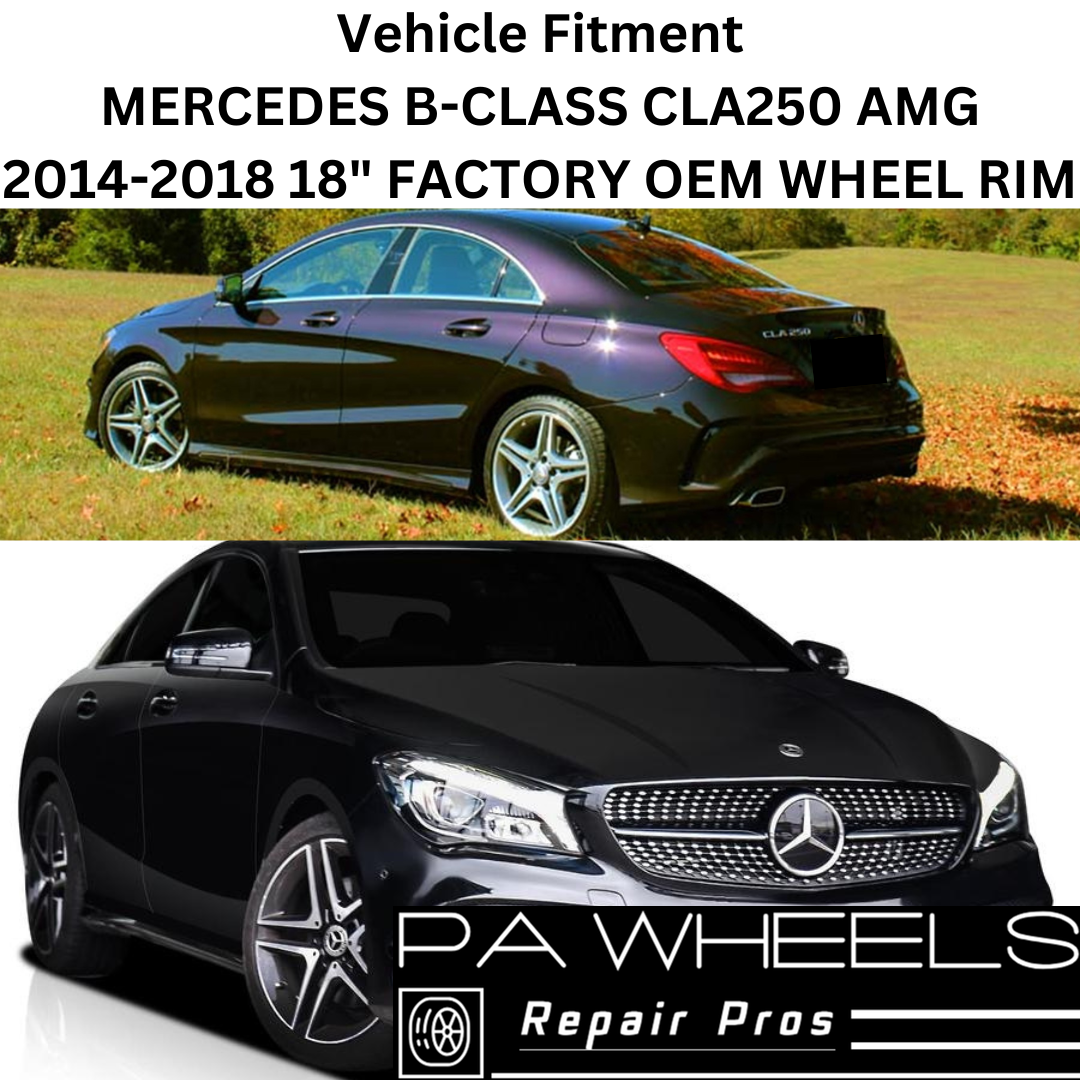 MERCEDES CLA250 B250 2014-2018 18" OEM AMG WHEEL RIM 85335 A1764010302