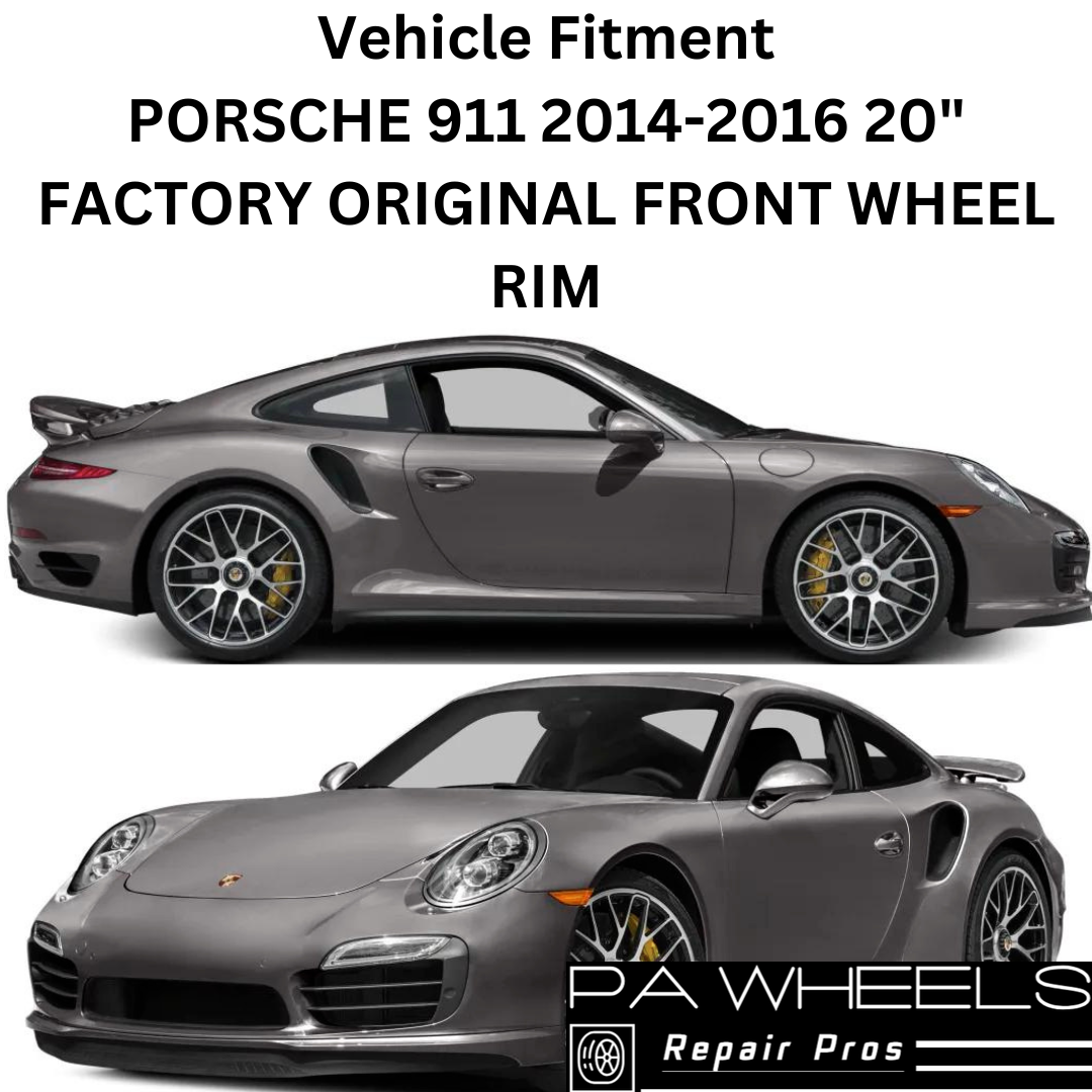PORSCHE 911 2014-2016 20" FACTORY ORIGINAL FRONT WHEEL RIM 67463 99136216234