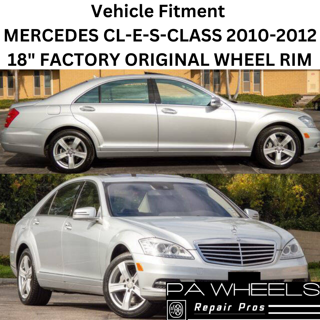 MERCEDES CL-E-S-CLASS 2010-2013 18" FACTORY ORIGINAL WHEEL RIM 85121 A2214015102