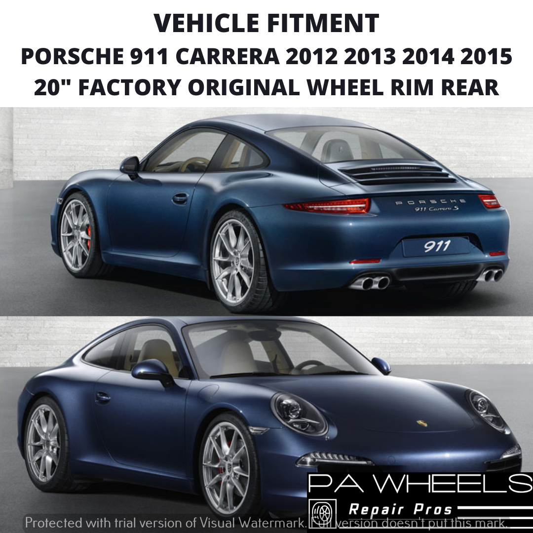 PORSCHE 911 CARRERA 2012-2016 20" FACTORY OEM WHEEL RIM REAR 67422 99136216604