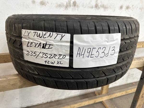 LX twenty Tire Size 235\35\20