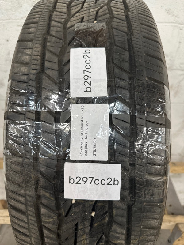 Set of 4 tires Continental crosscontact LX20 eco plus+ technology Size 275/55/20