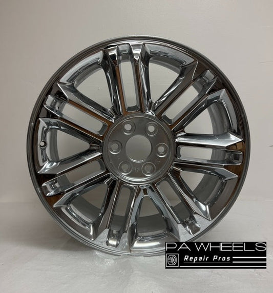 CADILLAC ESCALADE, ESCALADE ESV, ESCALADE EXT 2007 2008 2009 2010 2011 2012 2013 2014 22 INCH ALLOY RIM WHEEL FACTORY OEM 5358 9597482 9597224   Manufacturer Part Number: 9597482; 9597224 Hollander Number: 5358 Condition: "This is used wheel and may have some cosmetic imperfections, please ask for the actual picture" Finish: CHROME Size: 22" x 9" Bolts: 6x5.5 Offset: 31 Position: UNIVERSAL
