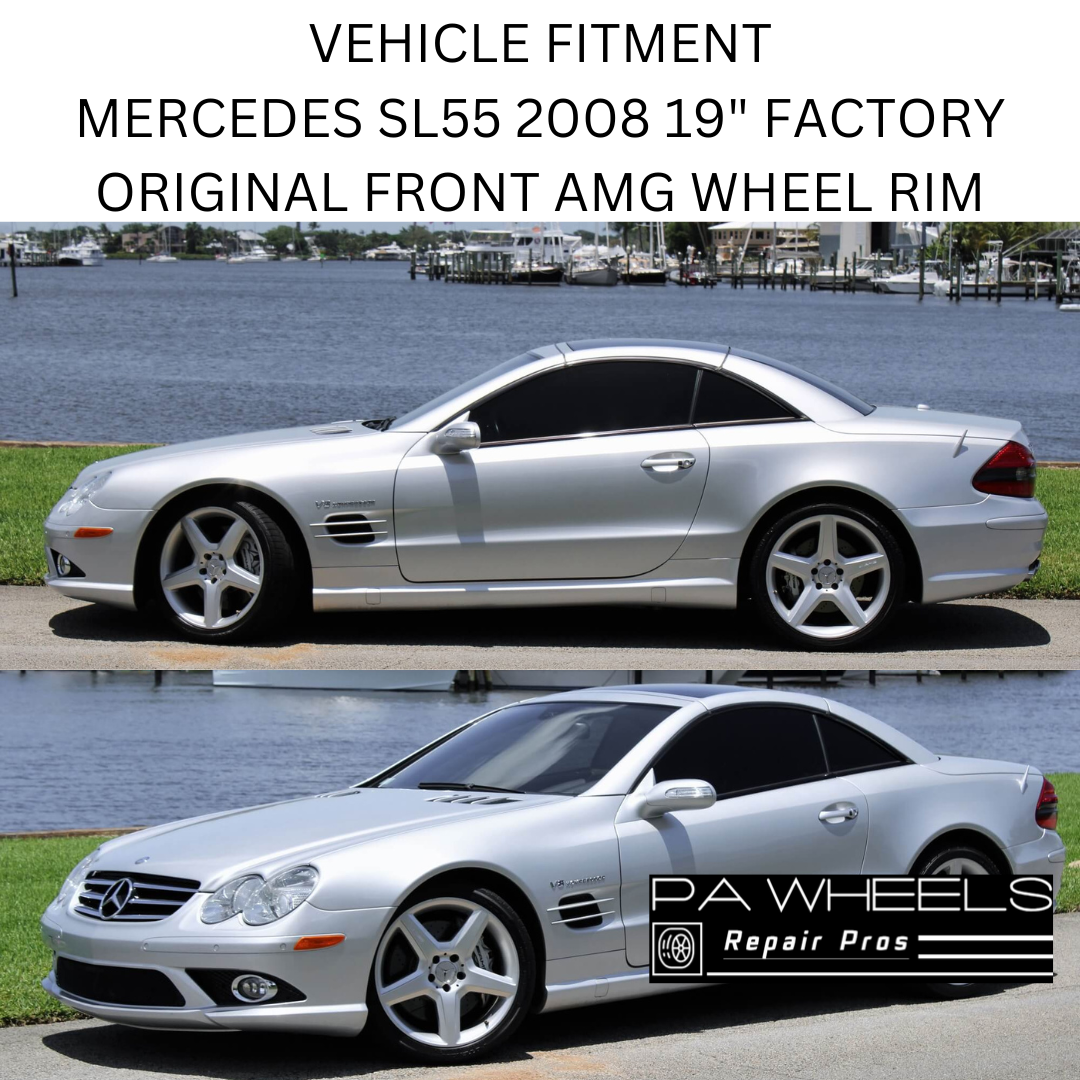 MERCEDES SL55 2008 19" FACTORY ORIGINAL FRONT WHEEL RIM 85039 A2304013002