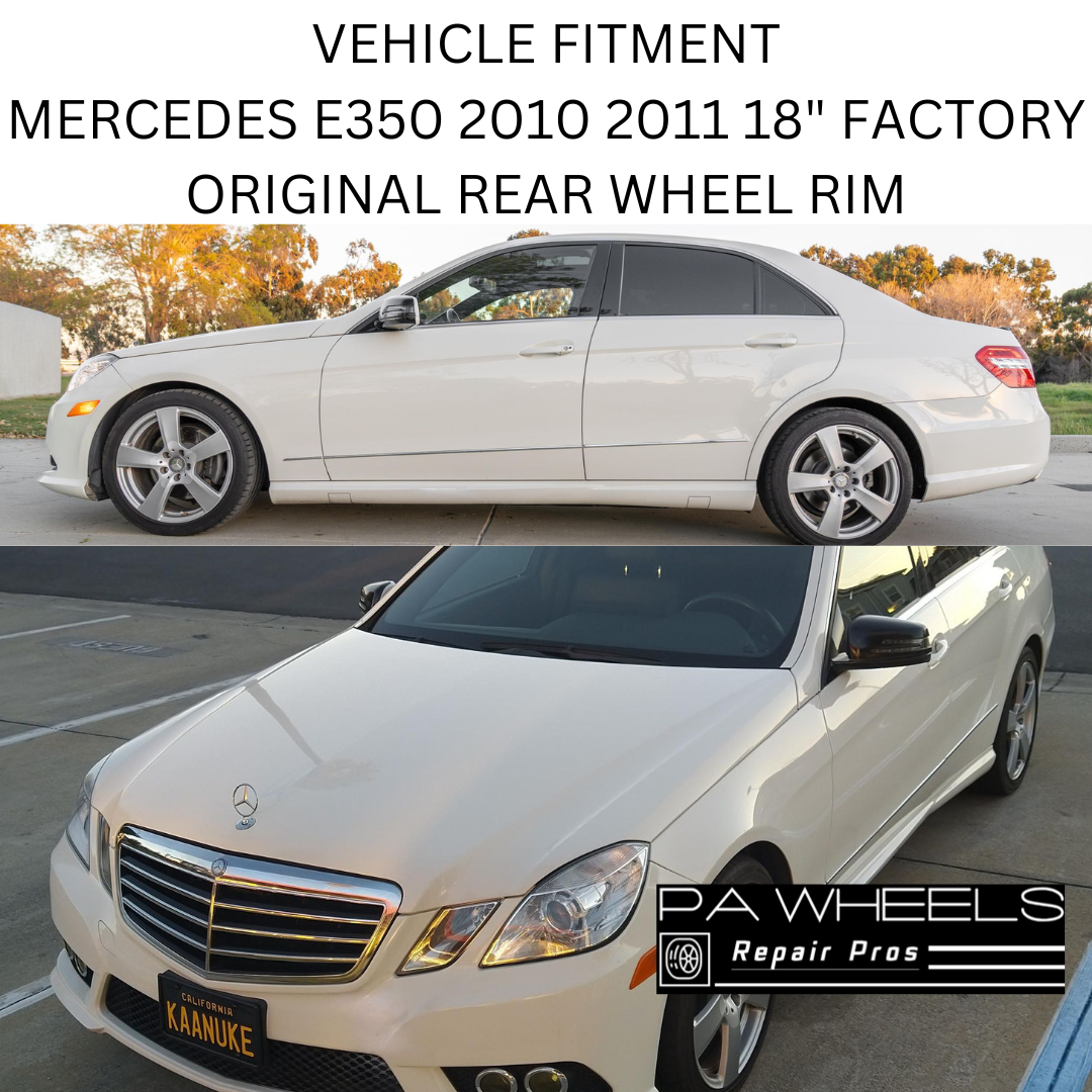 MERCEDES E350 2010 2011 18" FACTORY ORIGINAL REAR WHEEL RIM 85130 A2124011402