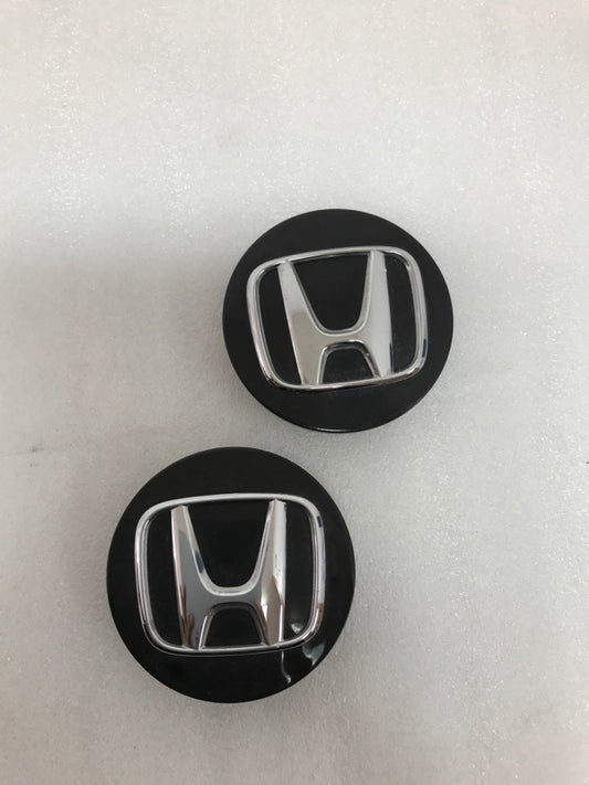 Set of 2 Honda Black Wheel Center Cap 44742 70MM 8bbba8fc